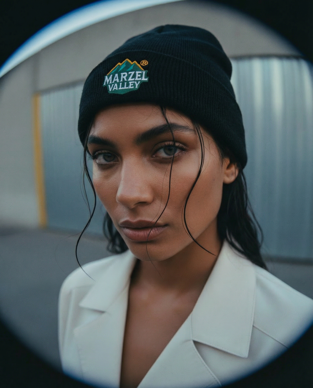 Merino Beanie aus 100% Merinowolle - Black